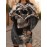 Women's Plus Size Gothic 3D Skull & Bat Wing Full-Body print Sweater Dress - Loose Fit Batwing Dress with 3D Skull Print, Machine Washable Long Sleeve Crewneck for Halloween Costumes, Themed Parties & Daily Wear (Polyester) - Gothic Attire for
