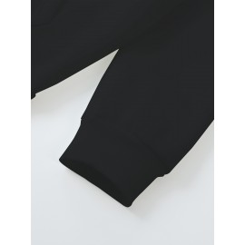 Plus Size Women'S Oversized Hoodie with Whimsical Cat & Coffee Print - Lightweight Pullover, with Golden Lettering & Cat Design, Kangaroo Pocket & Drawstring Hood, Machine Washable Casual Sweatshirt for Casual Attire, Cozy All-Season (Cat Lovers Gif