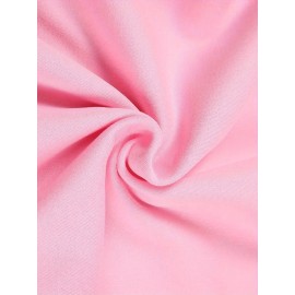 Women's 'I'm Fine, Everything's Fine' Letter and Cat Print Hooded Zipper Jacket- Long Sleeve Casual Sportswear with Pockets, Machine Washable, Bright Pink for Autumn and Winter