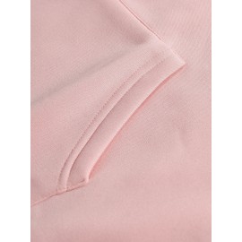 Women's Oversized Grey Bear Face & Joyful Face Full-Body Print Hooded Sweatshirt - Cute Bear Graphic Sweater, Relaxed H-Line Fit, Machine Washable Casual Streetwear for all-Season (Pullover Hoodie)