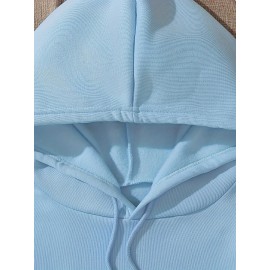 Women'S Cute Green Dinosaur & Heart Print Hoodie - Soft Long Sleeve Sweatshirt with Drawstring Hood, Cozy Casual Pullover for Autumn Winter, Cute Dinosaur Pocket Design, Regular Fit Casual Attire (Pastel Colors Available)