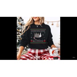 Dachshund Through The Snow Sweatshirt, Funny Dog Lover Christmas Sweater, Holiday Gift For Pet Owners, Cute Winter Outfit