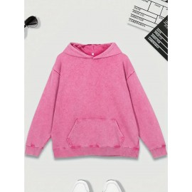 Men's Heavyweight 400gsm Washable Cotton Hoodie - Y2K Gothic Streetwear Sweatshirt with Skull & Chains Print, Grey/Black Oversized Pocket Pullover, Machine Washable Long Sleeve Hooded Sweater for Spring/Fall Casual Wear