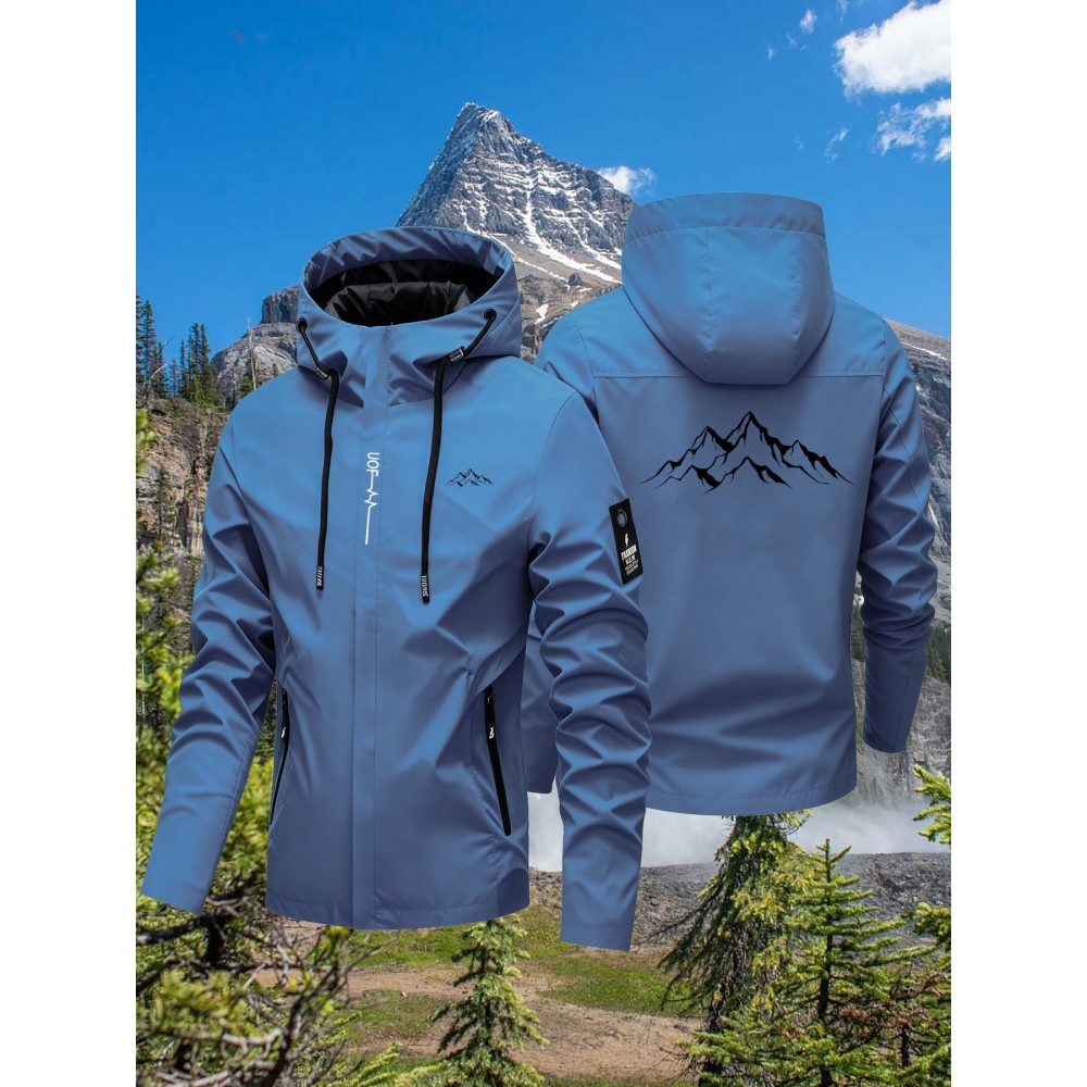 New Style Unisex Comfortable Design Jacket, High-Quality And Easy Fit, Plus Size Windbreaker for Outdoor Climbing And Relaxation, High-Quality Sports Jacket for Men