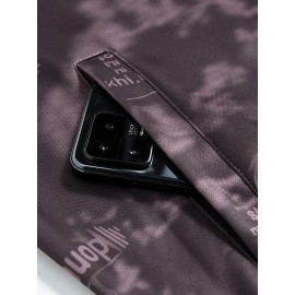 Men's Spring/Summer Baseball Collar Jacket, Lock Edge Lightweight Jacket, Knitted Polyester Braid Micro Elastic Feather Printed Jacket, Lightweight Fashion Casual Jacket, College Style Jacket