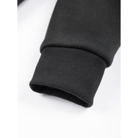 Men'S Fleece Hooded Jacket for Autumn And Winter, Featuring a Print Design of Wings And a Crown, Warm And Comfortable with Skin-Friendly Front Pockets And a Full Zipper. This Stylish And Versatile Hoodie Is Machine Washable And Available in Various