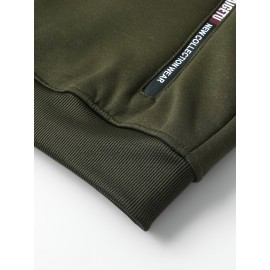 Men'S Fleece Lined Hooded Anorak | Thermal Winter Jacket, New Warm Windbreaker, Four-Season Cold Weather Coat, Regular Fit, Fabric