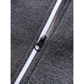 Men'S Fleece Lined Hooded Anorak | Thermal Winter Jacket, New Warm Windbreaker, Four-Season Cold Weather Coat, Regular Fit, Fabric