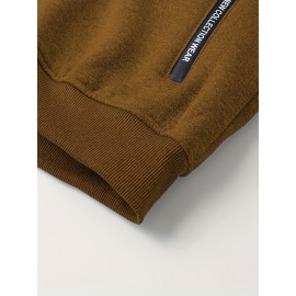 Men'S Fleece Lined Hooded Anorak | Thermal Winter Jacket, New Warm Windbreaker, Four-Season Cold Weather Coat, Regular Fit, Fabric