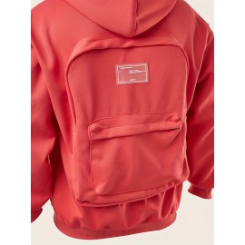 Unisex Creative Hoodie with Backpack, Backpack Hoodie, Sweatshirt with Pockets, Outdoor, Daily Wear, Sport, Backpack Can Bear A Maximum Weight Of 300 Pounds