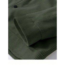 Pearson OBM Autumn/Winter New Men's Vintage Corduroy Workwear Jacket, Trend Texture Versatile Outer Coat for Stylized Gentlemen