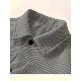 Pearson OBM Autumn/Winter New Men's Vintage Corduroy Workwear Jacket, Trend Texture Versatile Outer Coat for Stylized Gentlemen