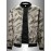 Men's Spring/Summer Baseball Collar Jacket, Lock Edge Lightweight Jacket, Knitted Polyester Braid Micro Elastic Feather Printed Jacket, Lightweight Fashion Casual Jacket, College Style Jacket
