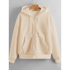 (017# Women's Fashion Zipper Hoodie, Printed Design Women's Hoodie, Women's Autumn Winter Zipper Hoodie, Streetwear, Autumn Outfit, Printed Design, Drawstring Hoodie, Soft Fabric, Comfortable Fit, Zipup Hoodie, Pullover Hoodie, Fashion Enthusiast, U