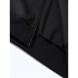 [Trendy Printed Jacket] Men's Printed Trendy Hot-Selling Autumn/Winter High-End Casual Youth Jacket Collar Stylish Versatile Top Jacket Coat