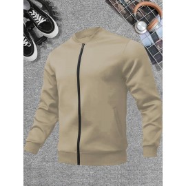 [Trendy Printed Jacket] Men's Printed Trendy Hot-Selling Autumn/Winter High-End Casual Youth Jacket Collar Stylish Versatile Top Jacket Coat